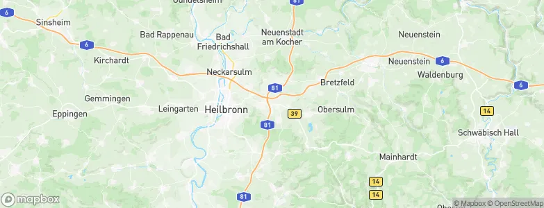 Ellhofen, Germany Map