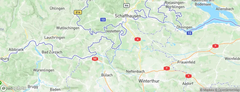 Ellikon am Rhein, Switzerland Map