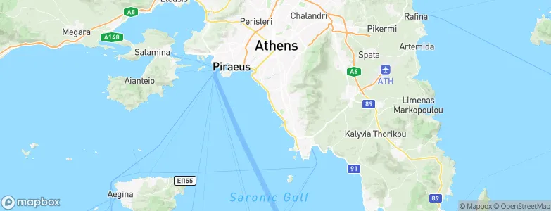 Ellinikó, Greece Map