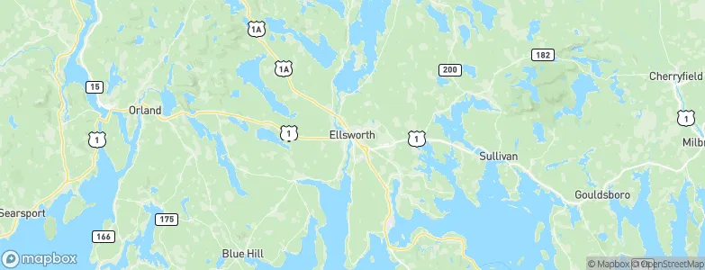 Ellsworth, United States Map