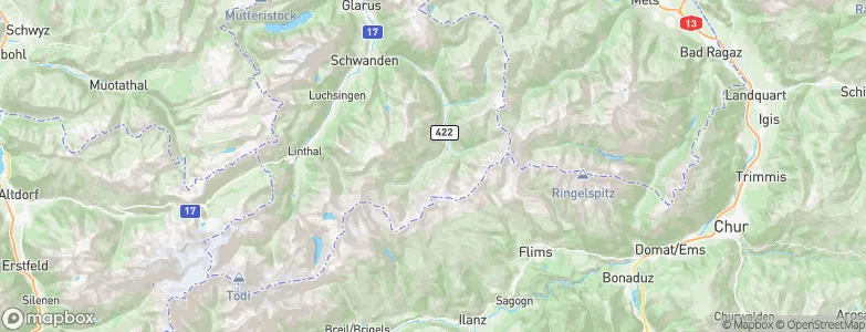Elm, Switzerland Map