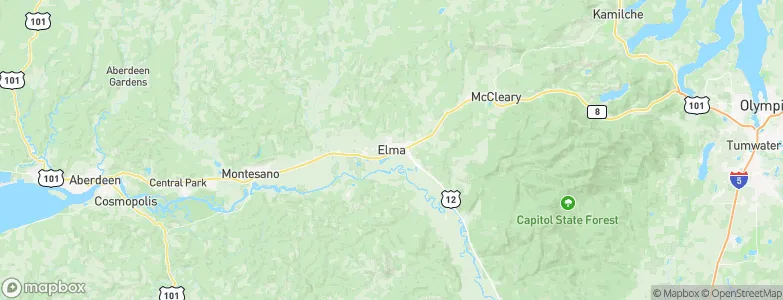 Elma, United States Map