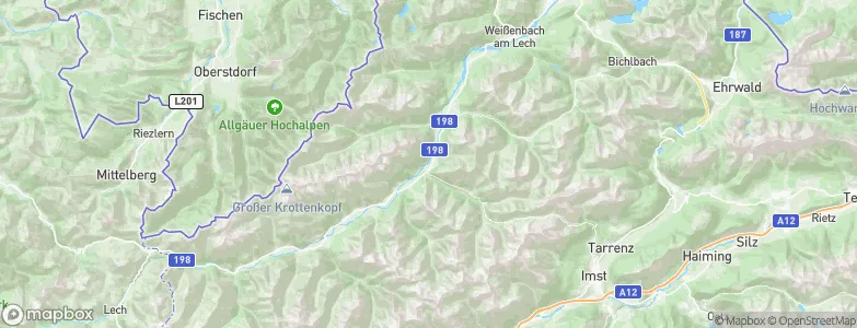 Elmen, Austria Map