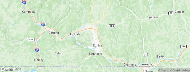 Elmira Heights, United States Map