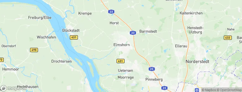 Elmshorn, Germany Map