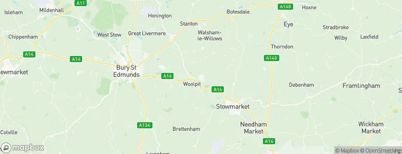 Elmswell, United Kingdom Map