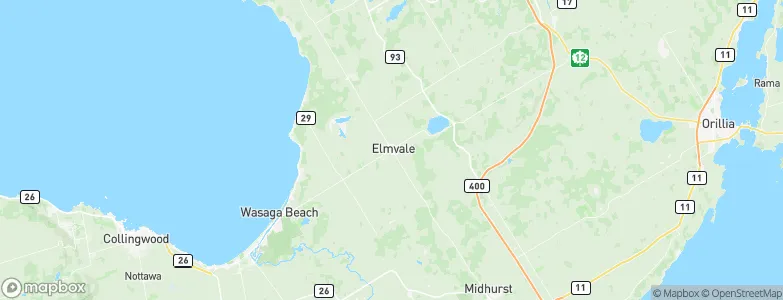 Elmvale, Canada Map