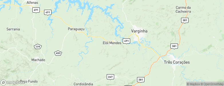 Elói Mendes, Brazil Map