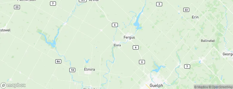 Elora, Canada Map