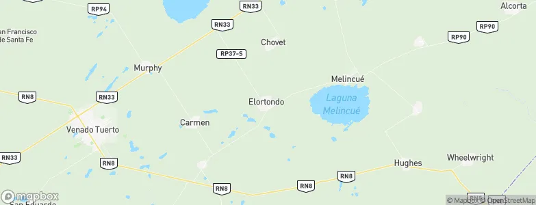Elortondo, Argentina Map