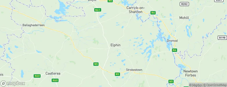 Elphin, Ireland Map