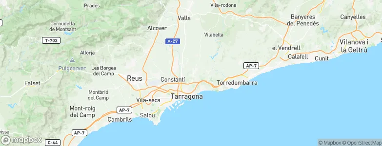 els Pallaresos, Spain Map