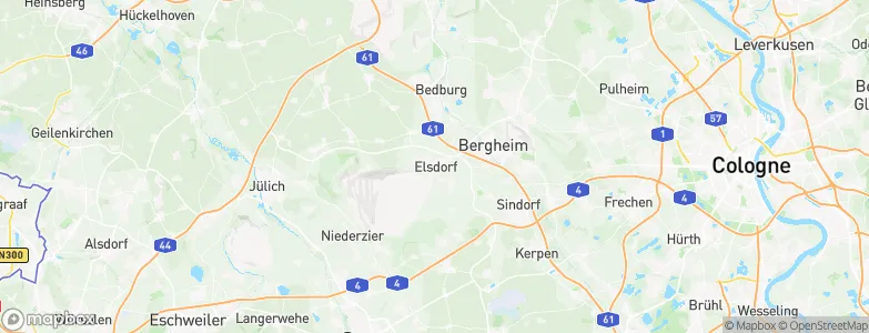 Elsdorf, Germany Map