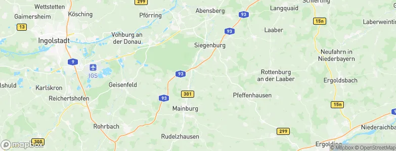 Elsendorf, Germany Map