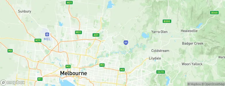 Eltham North, Australia Map