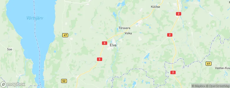 Elva linn, Estonia Map
