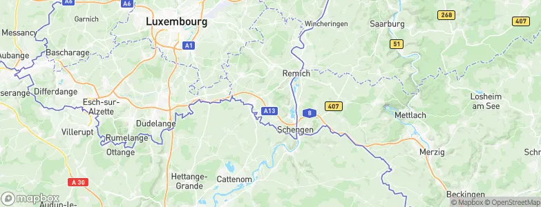 Elvange, Luxembourg Map