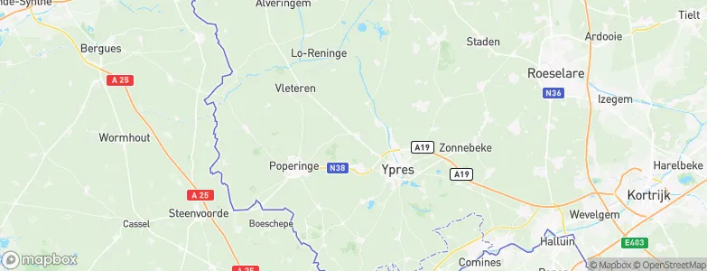 Elverdinge, Belgium Map