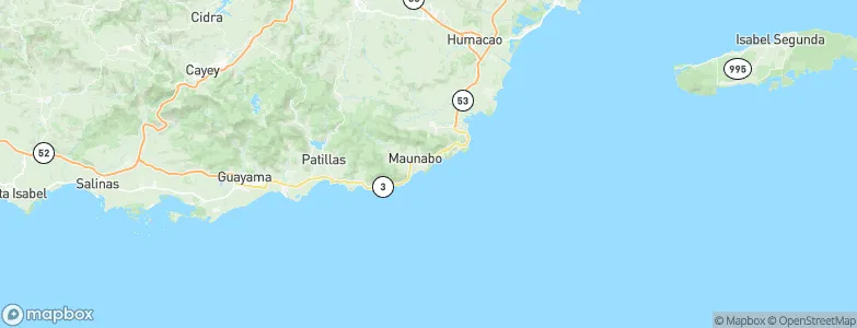 Emajagua, Puerto Rico Map