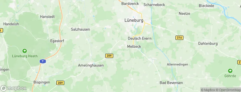 Embsen, Germany Map