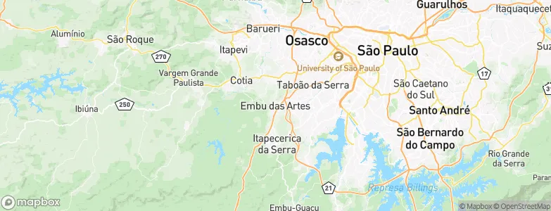 Embu, Brazil Map