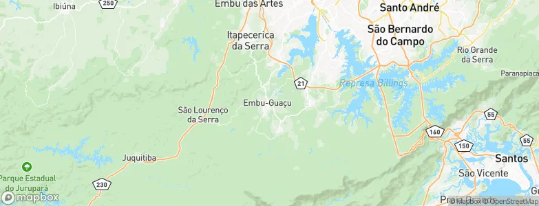 Embu Guaçu, Brazil Map