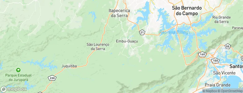 Embu-Guaçu, Brazil Map