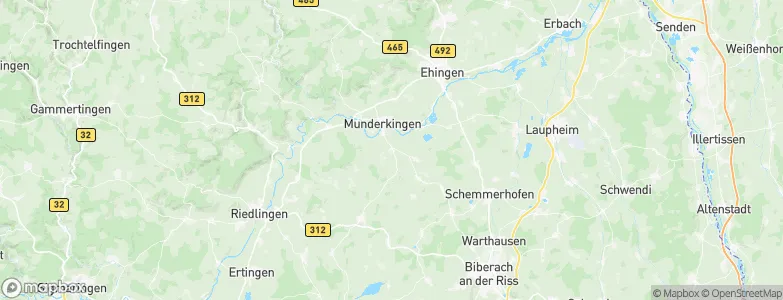 Emerkingen, Germany Map