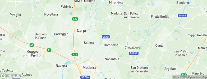 Emilia-Romagna, Italy Map