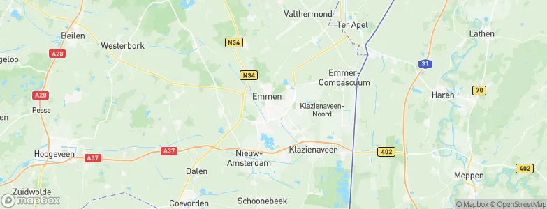 Emmen, Netherlands Map