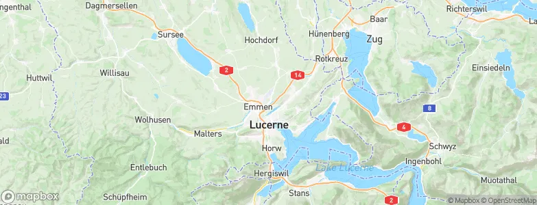 Emmen, Switzerland Map