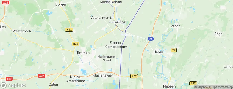 Emmer-Compascuum, Netherlands Map