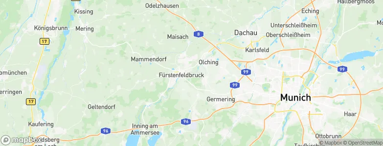 Emmering, Germany Map