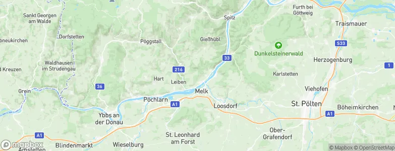 Emmersdorf an der Donau, Austria Map