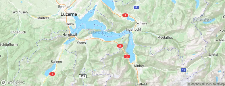 Emmetten, Switzerland Map
