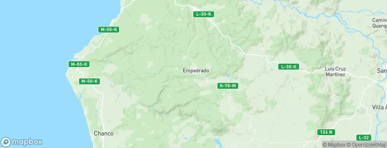 Empedrado, Chile Map