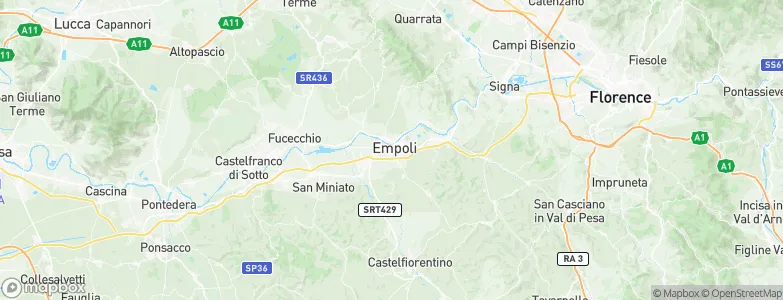 Empoli, Italy Map
