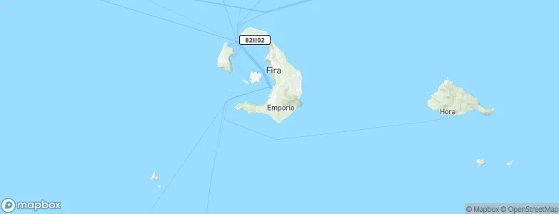 Emporeío, Greece Map