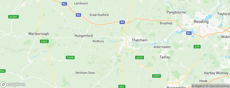 Enborne, United Kingdom Map
