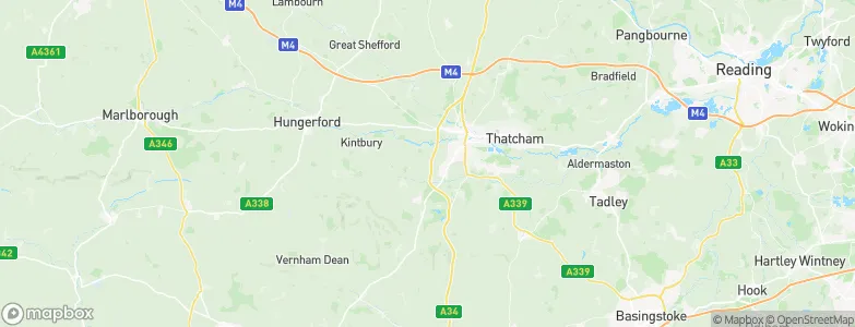 Enborne, United Kingdom Map