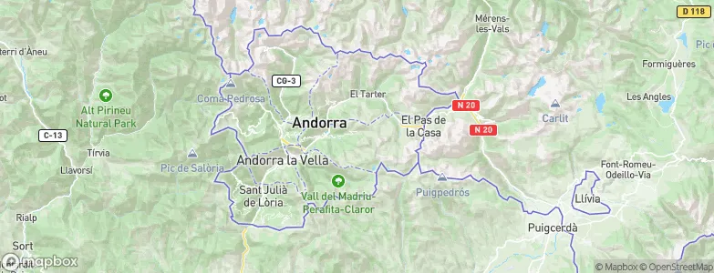 Encamp, Andorra Map