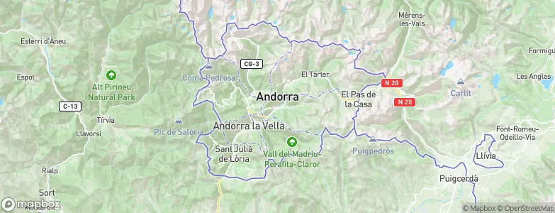Encamp, Andorra Map