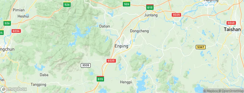 Encheng, China Map