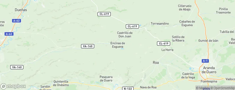 Encinas de Esgueva, Spain Map