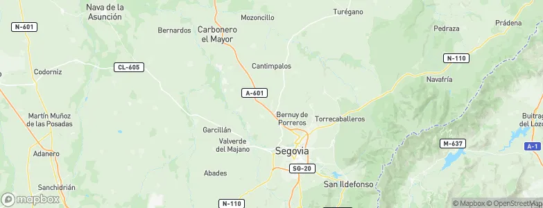 Encinillas, Spain Map