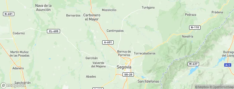 Encinillas, Spain Map