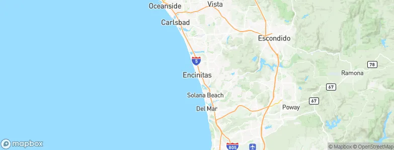 Encinitas, United States Map