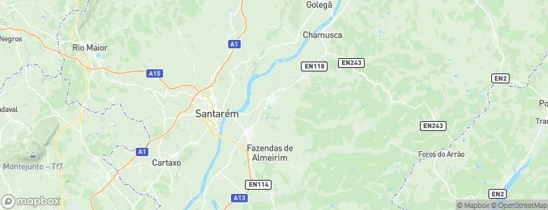 Enejas, Portugal Map