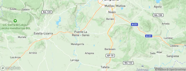 Enériz/Eneritz, Spain Map