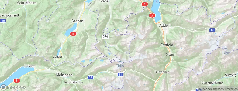 Engelberg, Switzerland Map